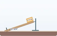 Friction on an incline simulation
