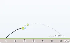 Air resistance simulation